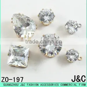 2017 Most Shinny Newest K9 Crystal Zirconia Stone Shoes Ornament thumbnail-1