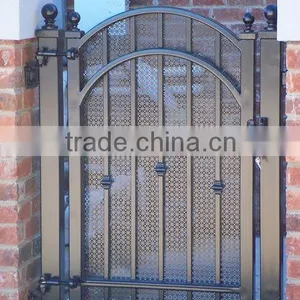 Wrought Iron Entrance Gate and Iron Trellis With Gate on Online Shopping thumbnail-1