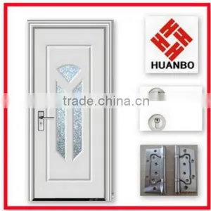 High Quality Pvc Mdf Wooden Door Design M08 thumbnail-6