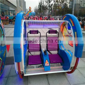 Fantastic Mini China Attraction Electronic Happy Car / Leswing Car For 2 Persons thumbnail-3