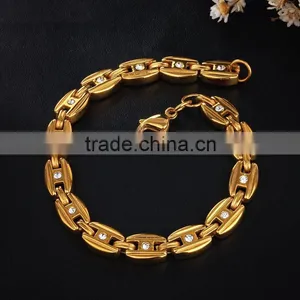 Fashion Vitality Alloy of Gold Bracelet thumbnail-2