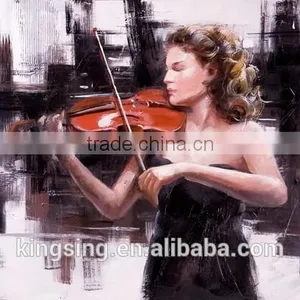 Pop Art Abstract People Painting Musim Painting HT 1690 thumbnail-1