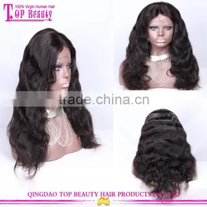 8A Grade Water Wave 100 Brazilian Virgin Hair Full Lace Wigs Wholesale Cheap Brazilian Hair Overnight Delivery Lace Wigs thumbnail-1