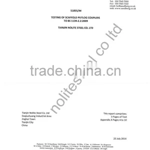 Forged Scafolding Parts Pipe Tubes Clams Putlog Coupler Fitting 48.3mm*48.3mm thumbnail-3