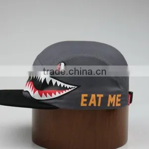 100% Cotton Flat Brim Sports Cap With Nice Printed Logo thumbnail-5