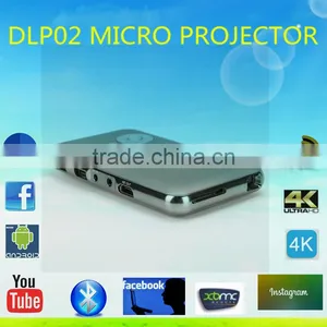 DLP 02 Full HD Home Theater Portable Led Projector thumbnail-1