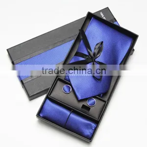 Men's 100% Woven Silk Tie With Hanky thumbnail-1