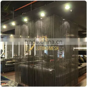 Transparent Mesh Fabric,small Decorative Folding Screen,metal Mesh Fabric thumbnail-1