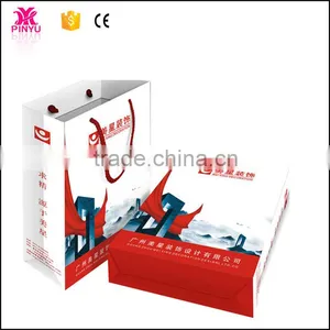 Logo Printing Flat Bottom Kraft Paper Bag for Shopping thumbnail-1