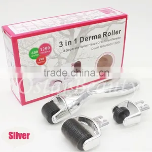 (ISO 13485) Dermaroller 3 in 1 With 180/600/1200 Needles thumbnail-3