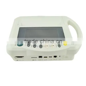 7 Inch Backlight Display 12 Lead 12 Channel Electrocardiograph ECG Machine EKG 1212C thumbnail-5