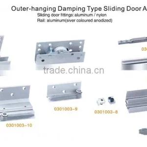 Hot Sale Wardrobe Sliding Door Mechanism With Soft Close thumbnail-1