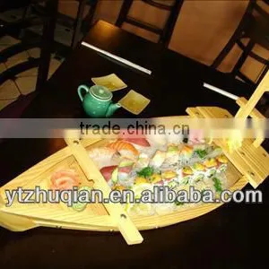 High Quality Cheap Disposable Pine Wood Material Sushi Boat thumbnail-6