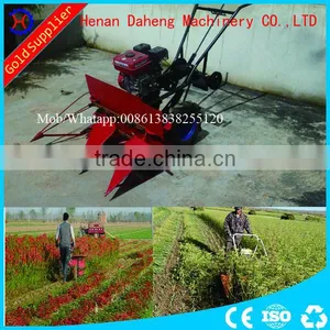Farm Using Mini Rice Reaper Mini Rice Reaping Machine Mini Rice Paddy Reaper thumbnail-2