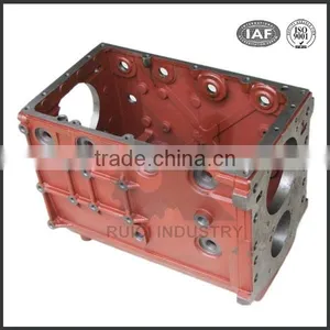 OEM Manufacturers Die Cast 90 Degree Agricultural Reduction Gearbox Housing thumbnail-2