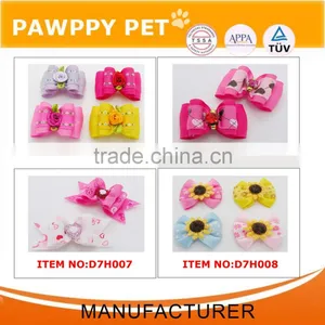 Pre-tied Polka Dots Simple Daily Bows for Dog thumbnail-4