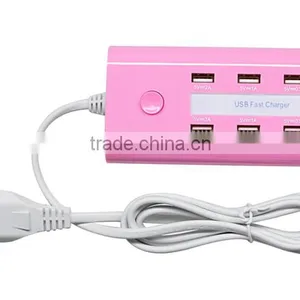 6 Port USB Desktop Rapid Charger. Multiport USB Travel Charger, Multi USB 6 Port Charger Desktop Rapid thumbnail-4