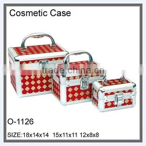 3pcs Sets Printed MDF Train Cases Cosmetics thumbnail-1