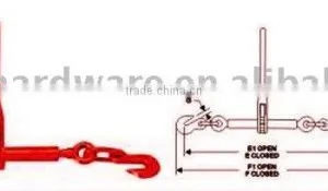 U.S Type Ratcet Type Load Binder With Hooks (rigging Hardware) thumbnail-1