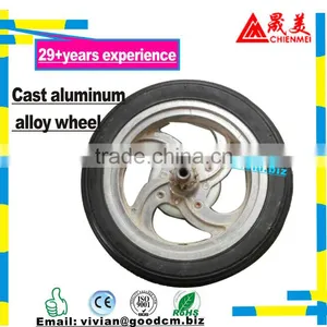 Rubber Wheel Aluminum Wheel With Ball Bearing /Metal Wheels/aluminum Rim Wheel thumbnail-3