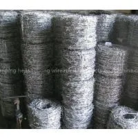 Border Security Protection Galvanized Barbed Wire Steel ASTM Standards thumbnail-1