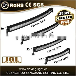High Performance! Curved Offroad Led Light Bar 24w/36w/60w/72w/120w/180w/240w/288w Led Light Bar With CE RoHS 4x4 Led Light Bar thumbnail-2