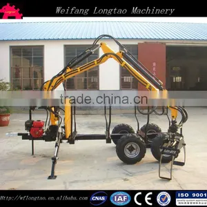 Farm Tractor Hydraulic Drive Log Grapple Clamp thumbnail-2