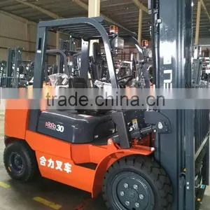 China Top1 Forklift Brand 3500kg Forklift With Full Free Mast /3500kg Diesel Forklift for Sale in Shanghai China thumbnail-3