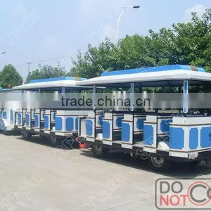 Park Tourist Road Train With Open Wagon thumbnail-1