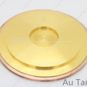 Gold Coating Material 99.999% Au Target 99.99% thumbnail-1