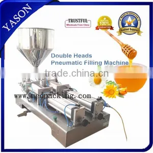 Hoorizontal Filler 50-500ml Peanut Butter Fluid Food Filling Machine With 2 Nozzles thumbnail-1