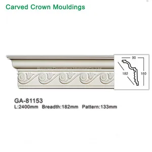 High Density Polyurethane Foam Moulding Interior for Home Decor thumbnail-1