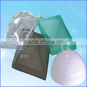 Red/yellow/brown Clear Skylight Covers for Bus Stop thumbnail-6