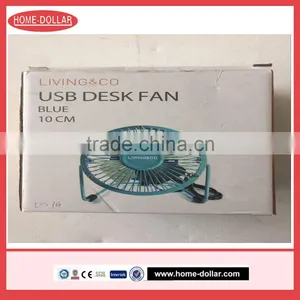 Blue Cooling USB Desk Fan thumbnail-1
