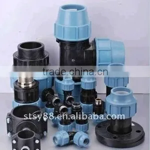 DN25 Elbow HDPE and PP Compression Fitting for Irrigation With Good Quality thumbnail-1