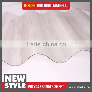 Type Of Clear Corrugated Plastic Roofing Sheets Polycarbonate thumbnail-1
