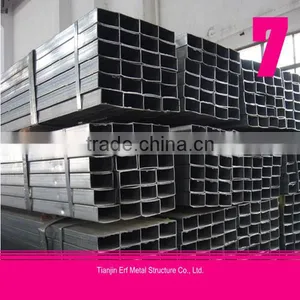 High Quality Galvanized Rectangular Steel Pipe/tube thumbnail-1