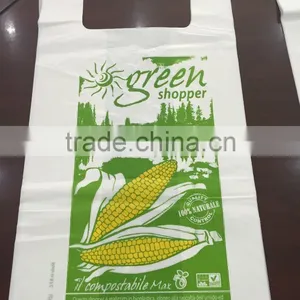 Biodegradable Cornstarch Bag Certified BPI ASTM D6400 thumbnail-3
