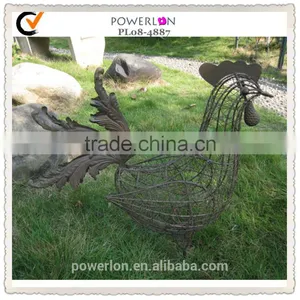 Metal Outdoor Decoration Garden Chicken thumbnail-3