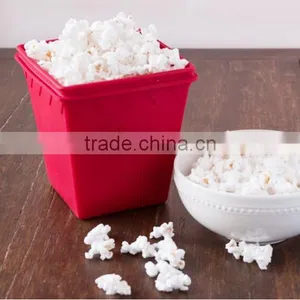 Healthy Microwave Popcorn Popper - No Oil Needed - Silicone Micro Popcorn Maker thumbnail-1