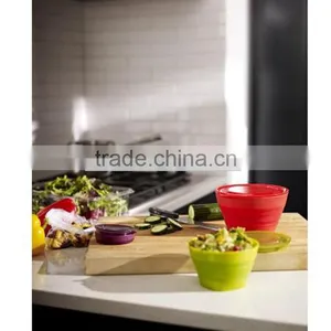 Silicone Fruit Bowl,silicone Salad Bowl,silicone Food Bowl thumbnail-4