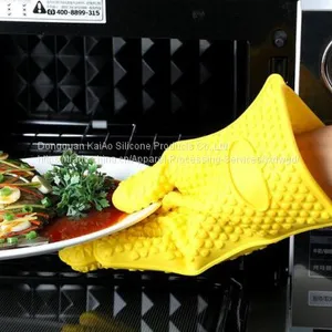 BBQ Baking Smoke Oven Glove Silicone Extra thumbnail-4