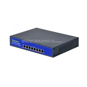 8 Port Full Gigabit 1000Mbps PoE Switches for Cctv Systems thumbnail-1