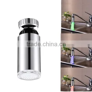Innovative Glow Temperature Sensor LED Water Stream Temperature Control Faucet Tap 3 Colors thumbnail-1