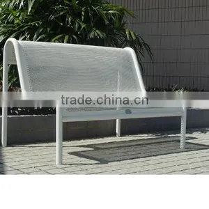 Decorative Comfortable Metal Outdoor Bench thumbnail-2