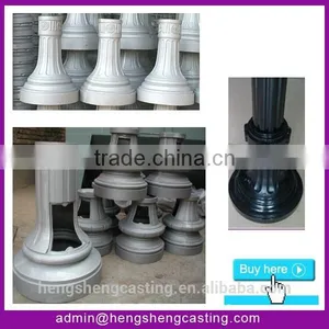 China Supplier Antique Cast Aluminum Pole & Aluminum Lamp Pole & Aluminum Lighting Pole thumbnail-2