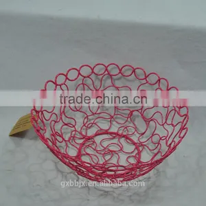 Metal Wire Fruit Basket With Open Design thumbnail-4