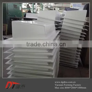 Custom Plastic Large Thick Thermoformed White Abs Material Outer Shell thumbnail-6