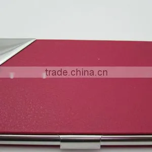 Nice Promotion Rose Red PU Card Case thumbnail-1
