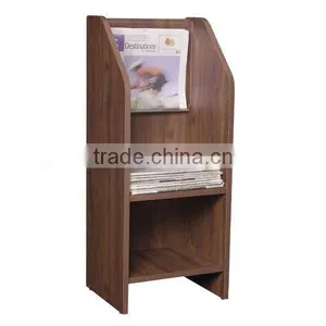 MED5204 Wood Newspaper Rack thumbnail-2